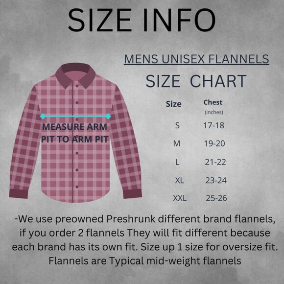 ❤️Custom Flannel Shirt Graphic❤️ - Picture 13 of 13